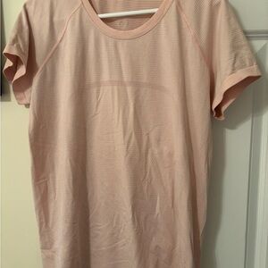 lululemon athletica Pink Short Sleeve Tee